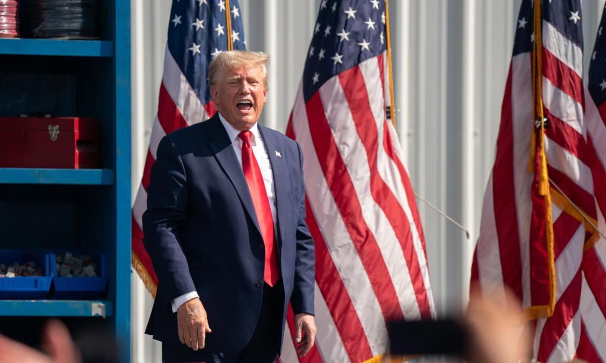 Donald Trump Speaks In South Carolina As He Campaigns For President