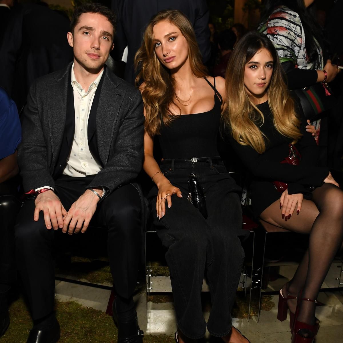 Francois-Henri Pinault Jr, Mathilde Pinault and Valentina Paloma