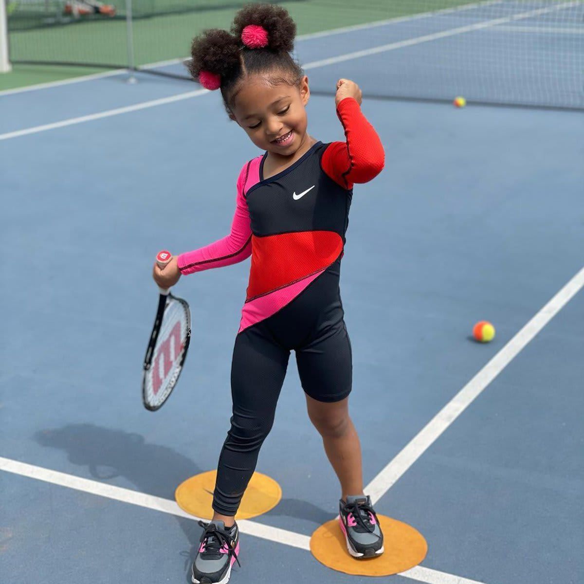 Serena Williams’ daughter Olympia Ohanian wears mini version of her mom's Australian Open catsuit