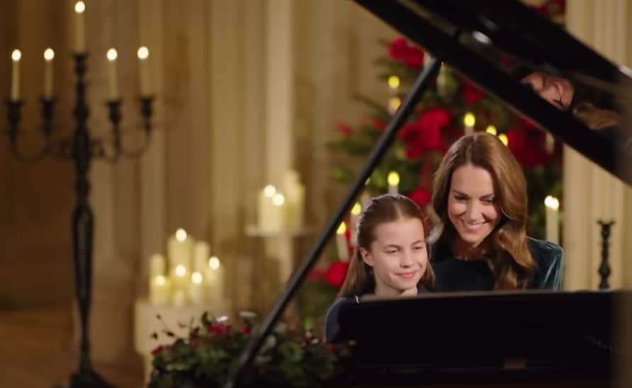 The 'Together at Christmas' service brought together more than 1,600 people from across the United Kingdom.