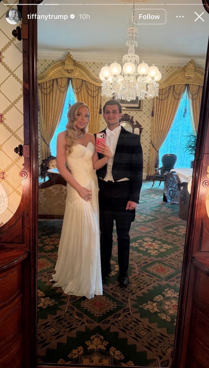 Tiffany Trump turned heads at a White House state dinner, showcasing her postpartum figure while joining Donald and Melania Trump for a royal evening with King Charles and Queen Camilla.