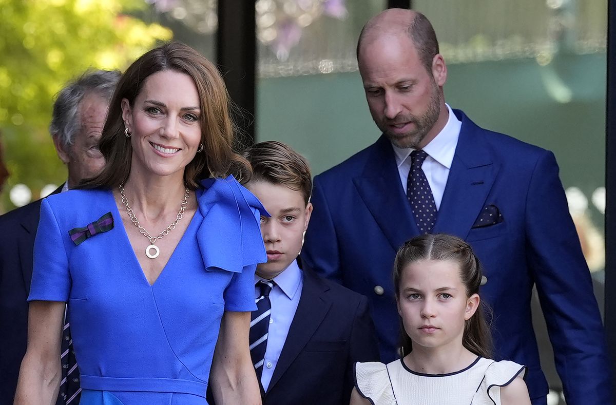 Kate Middleton and Prince Harry attended the Wimbledon finals alongside their kids, Princess Charlotte and Prince George