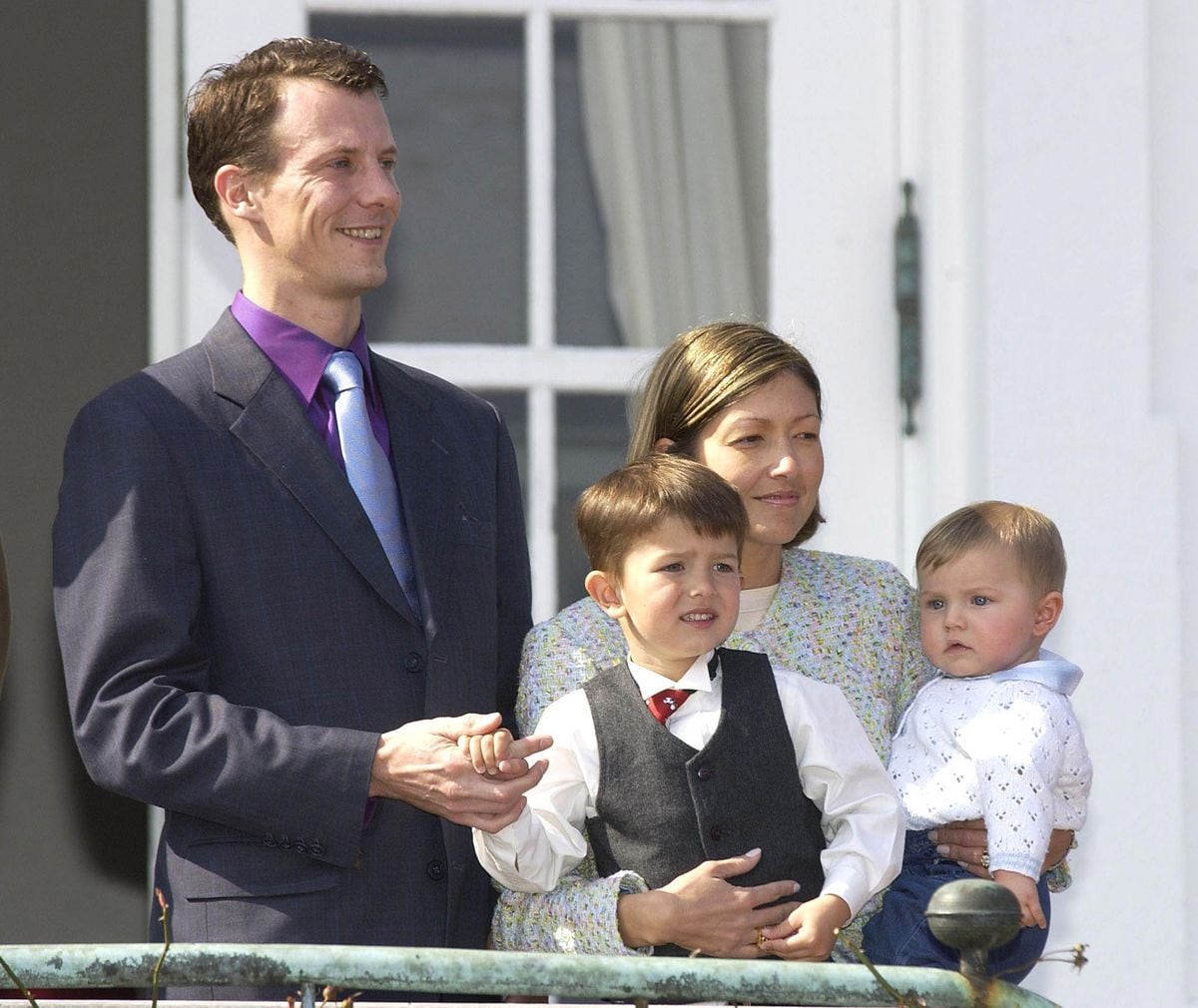 Queen Margrethe Ii Of Denmark Celebrates 63Rd Birthday At Marselisborg Castle In Aarhus, Denmark, Accompanied By Crown Prince Frederik, Prince Joachim, Princess Alexander, Children Nikolai & Felix And Prince Henrik. (Photo by Julian Parker/UK Press via Getty Images)