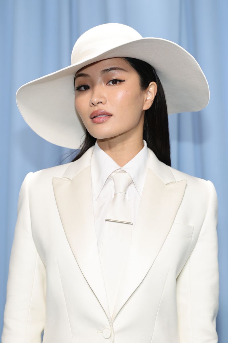 Anna Sawai attends the 2025 Met Gala Celebrating "Superfine: Tailoring Black Style" at Metropolitan Museum of Art on May 05, 2025 in New York City. (Photo by Mike Coppola/MG25/Getty Images for The Met Museum/Vogue)