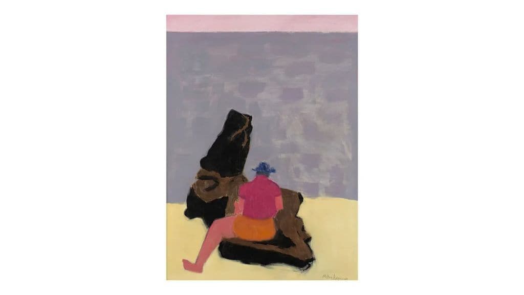 'Figure on the Jetty', one of the paintings from Gene Hackman’s personal collection that will be put up for auction.