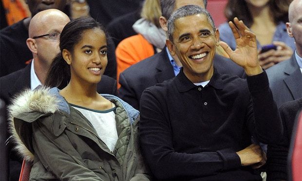Barack will attend Malia's high school graduation ceremony on Friday.
<br>Photo: Getty Images