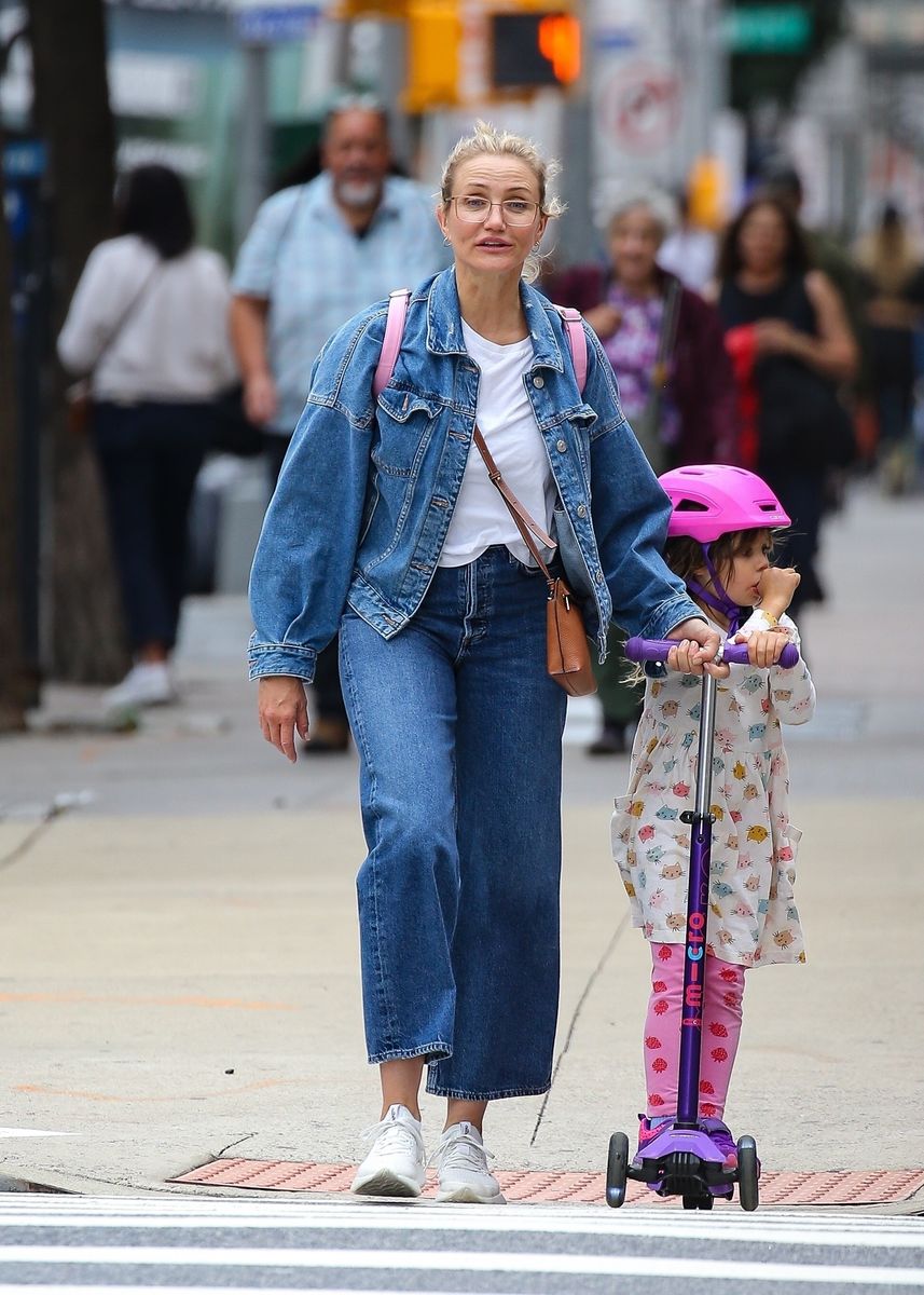 

Cameron Diaz was seen out in New York City with her daughter.