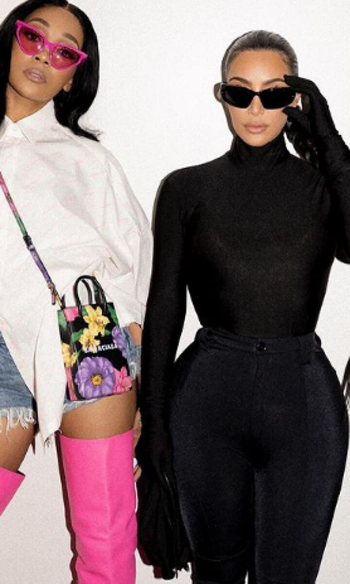 Monica Denise and Kim Kardashian