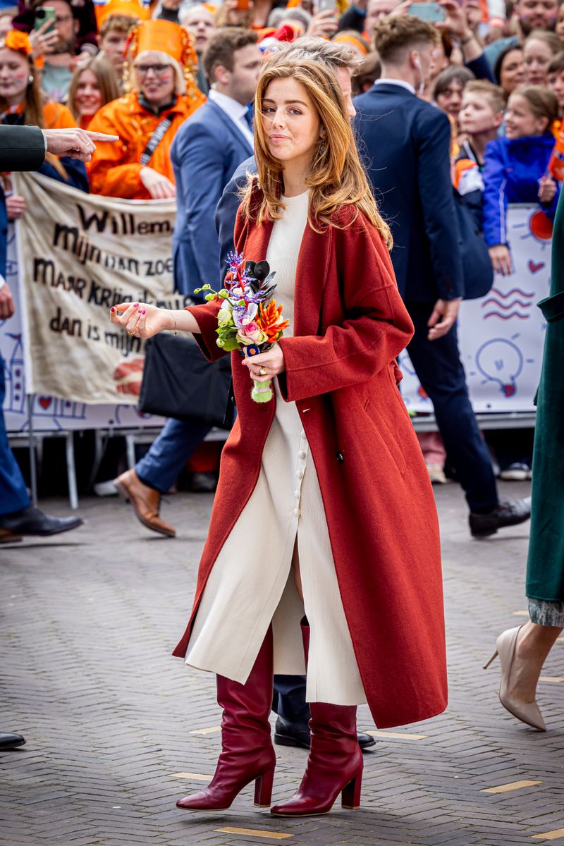 Princess Alexia continues to balance royal tradition with contemporary fashion trends.