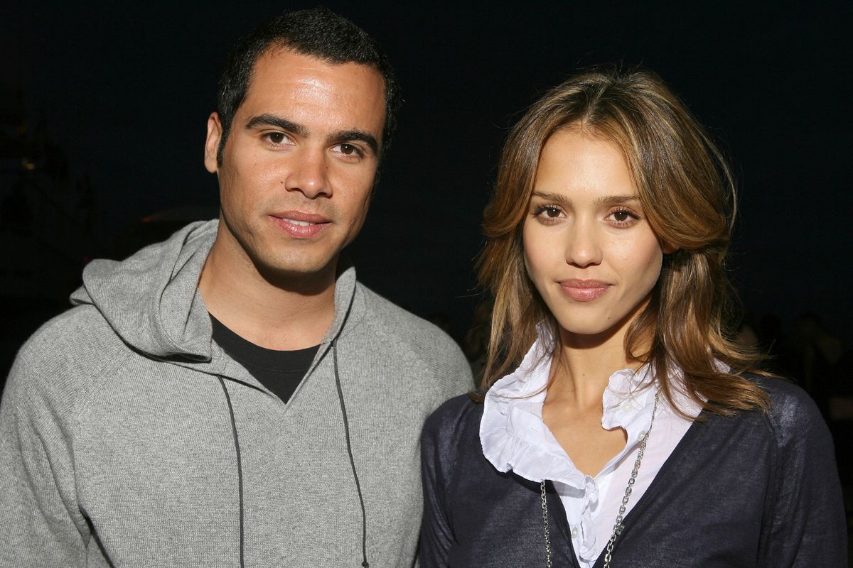 Cash Warren and Jessica Alba (Photo by Michael Bezjian/WireImage) 