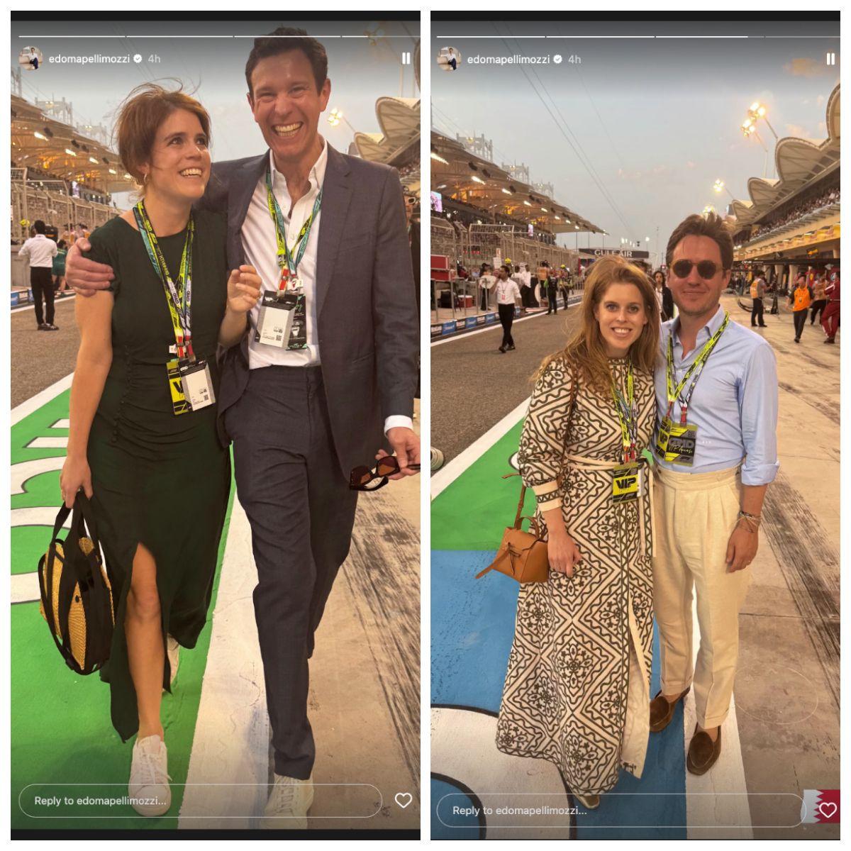 Princess Beatrice's husband shared snapshots on his Instagram Story