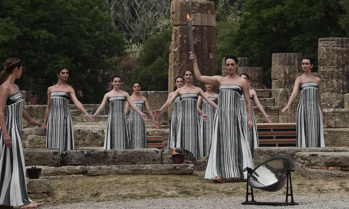 Lighting Ceremony Of The Olympic Flame