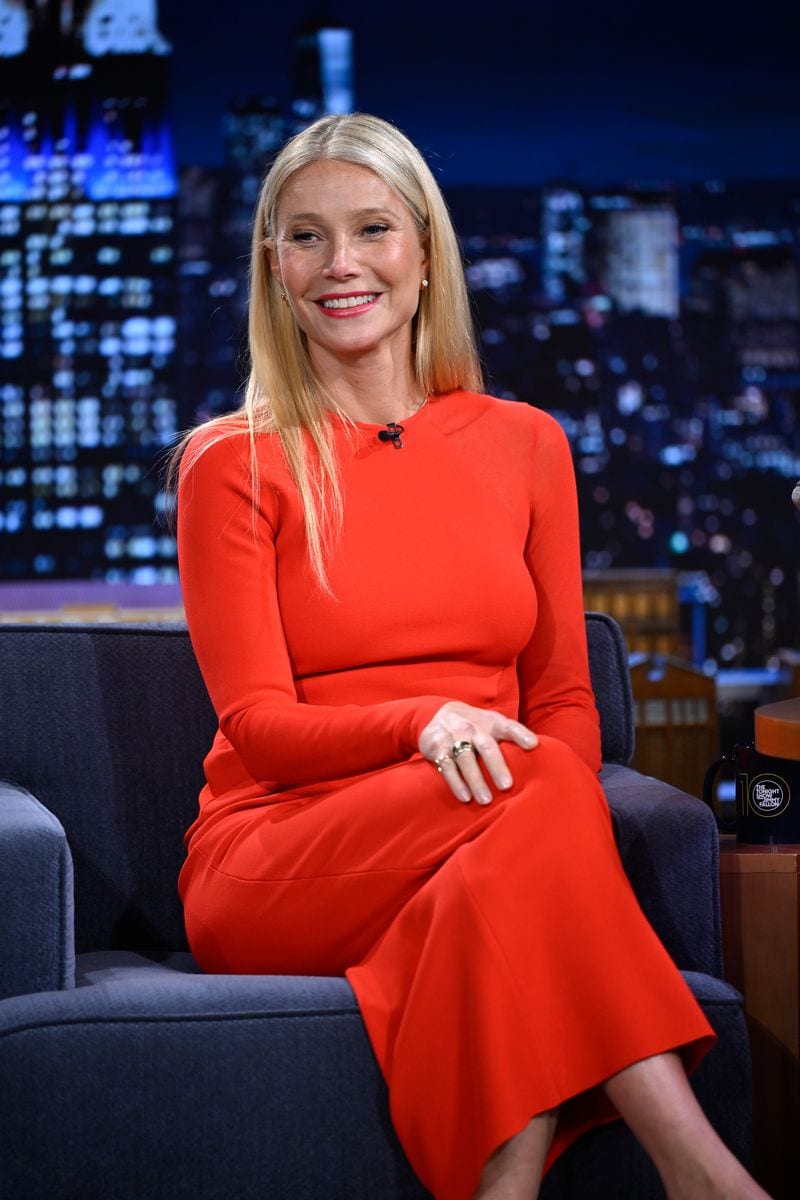 Gwyneth Paltrow with Jimmy Fallon