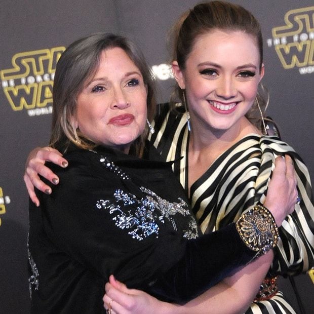 A spokesperson for Carrie's family released a statement on behalf of the late movie star's daughter Billie Lourd confirming her mother's death.
Photo: Barry King/WireImage