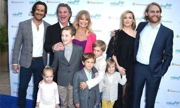Goldie and Kurt are parents to Wyatt Russell, and Goldie's children from a previous relationship Kate and Oliver Hudson.
Photo: Steve Granitz/WireImage