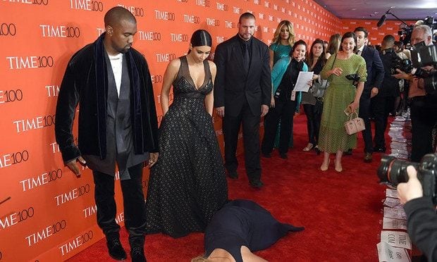 Kanye West, Kim Kardashian and Amy Schumer
Photo: Getty Images