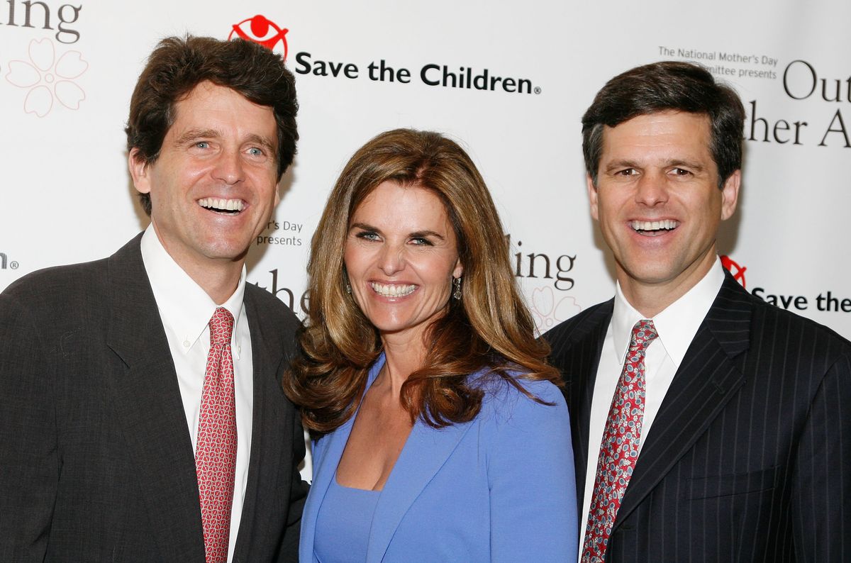 Mark Shriver, Maria Shriver, and Timothy Shriver