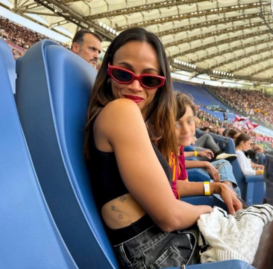 Zoe Saldaña recently turned heads in a bold, tattoo-baring look while enjoying a rare sports outing with her son.