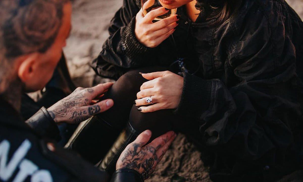 Kourtney Kardashian and Travis Barker