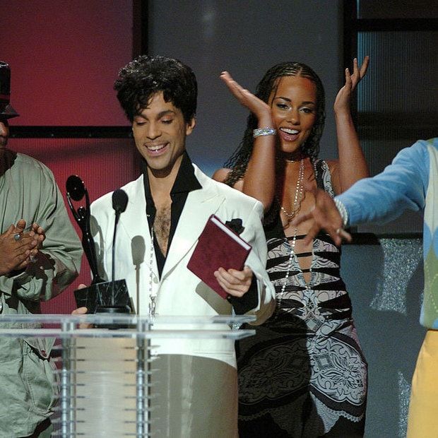 Alicia inducted the <i>Purple Rain</i> singer into the Rock and Roll Hall of Fame 2004.
<br>
Photo: KMazur/WireImage