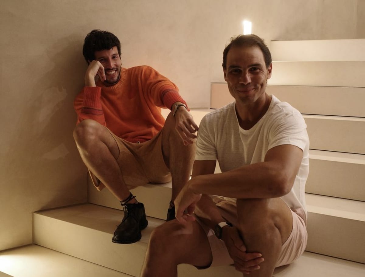 Sebastian Yatra and Rafael Nadal