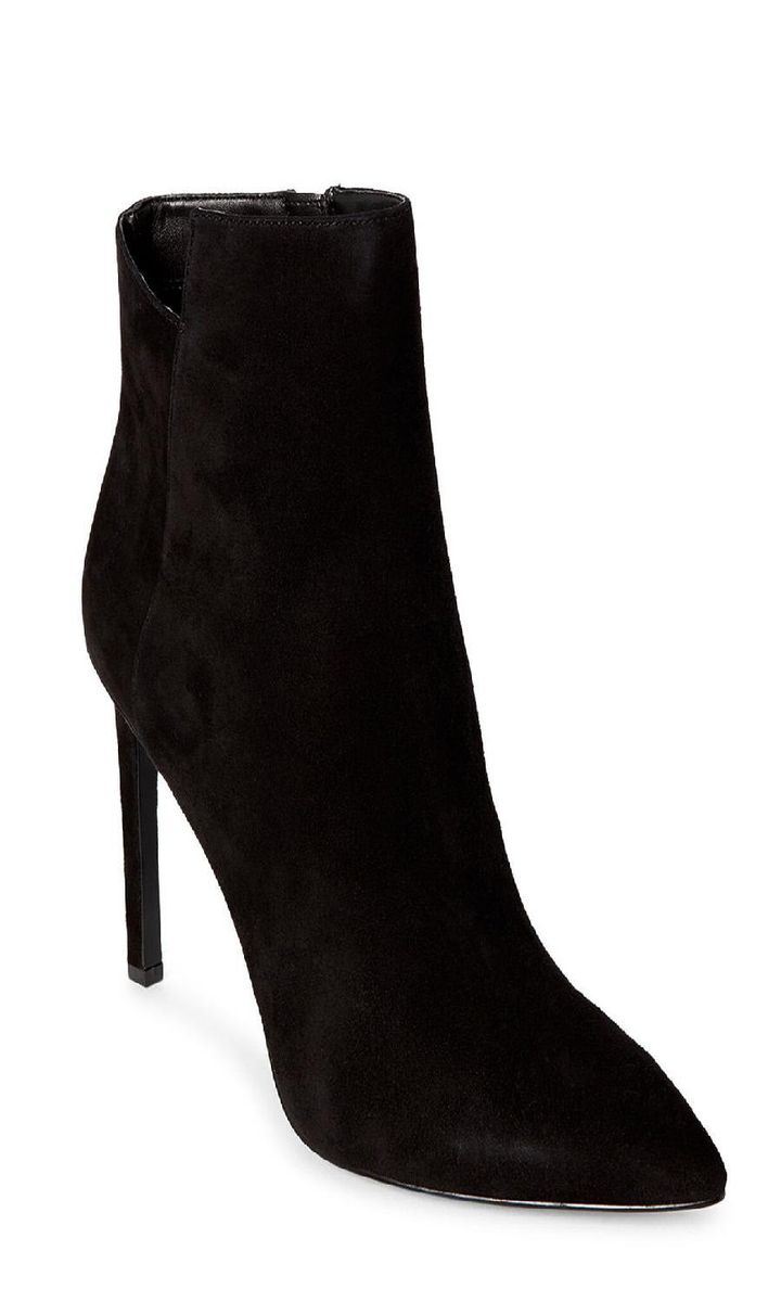 Black Tomorrow Suede Ankle Booties by Century 21