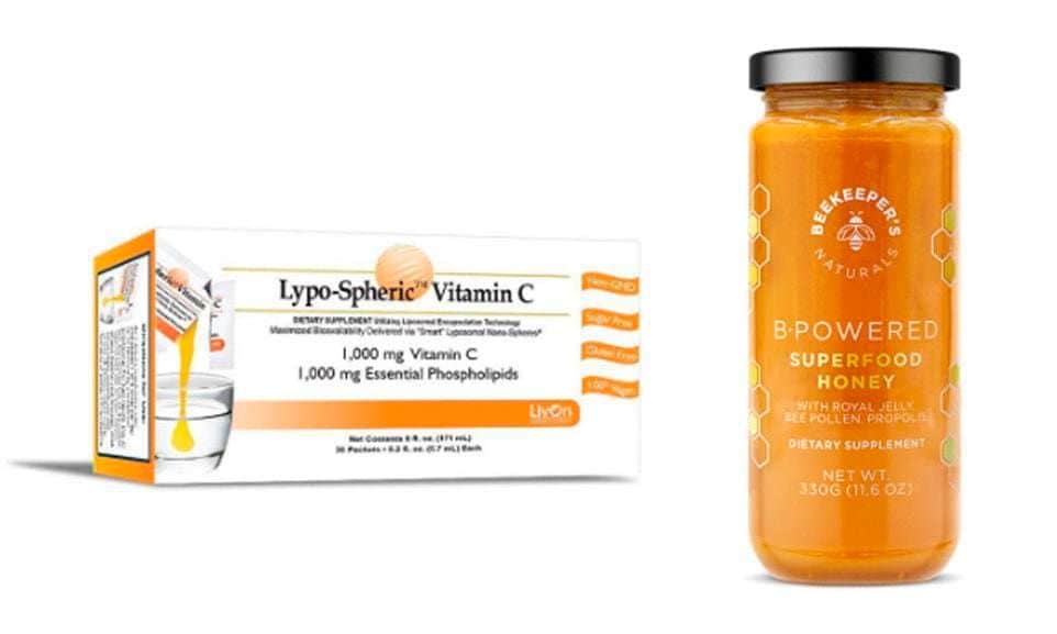 Vitamina C and honey from Beekeeper’s Naturals