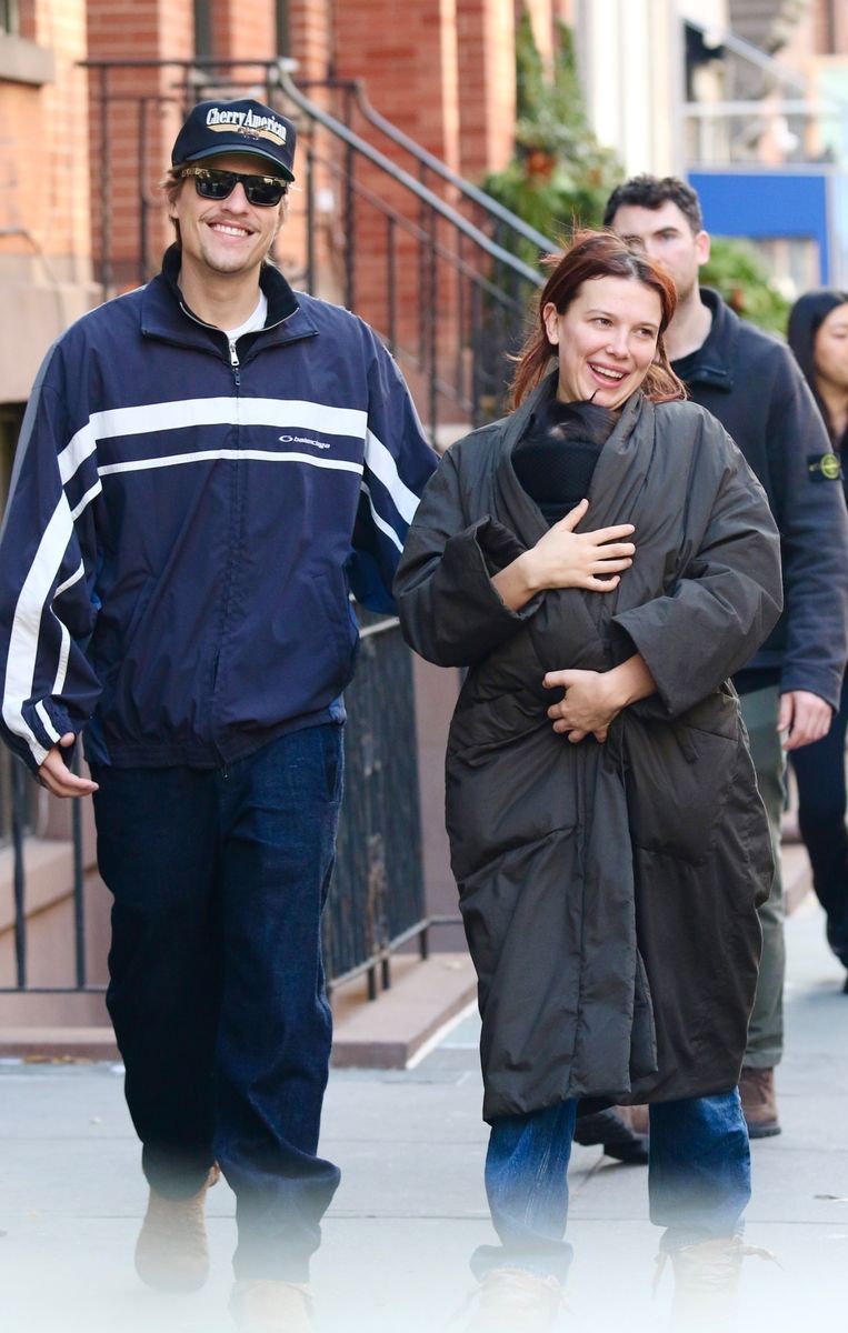 Millie Bobby Brown And Jake Bongiovi Steal A Moment Alone During NYC 