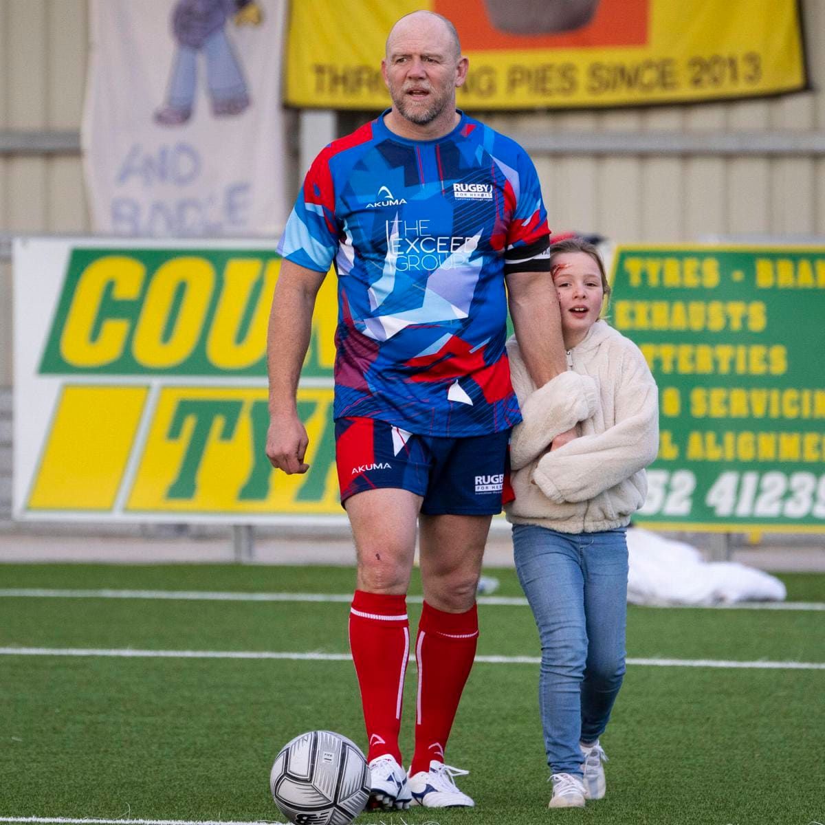 Mia and Mike Tindall