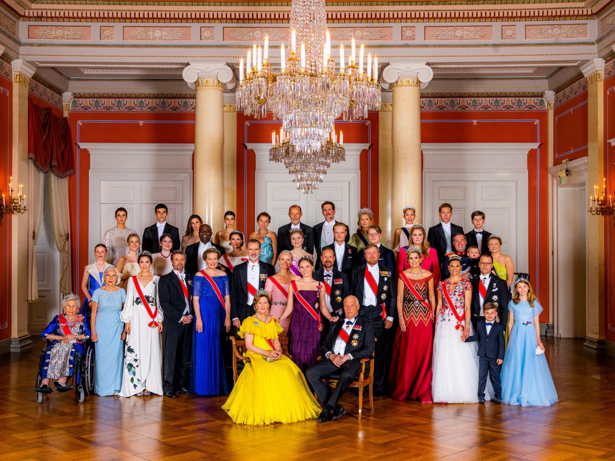 King Harald V and Queen Sonja join Crown Princess Victoria, Prince Daniel and three generations of European royals for Princess Ingrid Alexandra’s 18th birthday celebrations in Oslo in June 2022. Victoria’s presence was another sign of the close bond between the Swedish and Norwegian royal families, as well as her lifelong connection to her godfather.