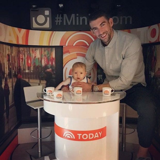 The Olympic swimmer admitted that he is enjoying "daddy duty" post-Rio.
<br>
Photo: Instagram/@boomerrphelps