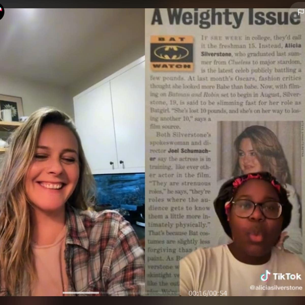 Alicia Silverstone TikTok