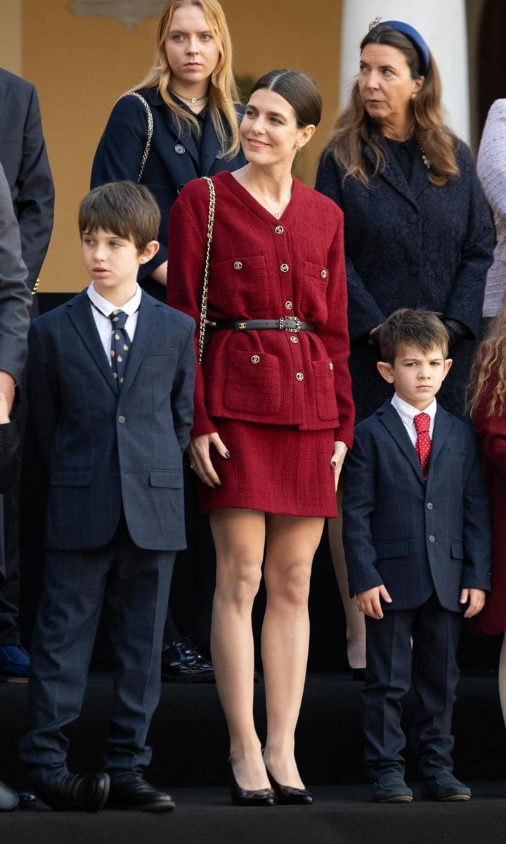 The Princess' eldest daughter Charlotte Casiraghi has two sons. The Chanel ambassador shares her firstborn Raphael Elmaleh with her ex Gad Elmaleh, and her second child, Balthazar Rassam, with her husband Dimitri Rassam.