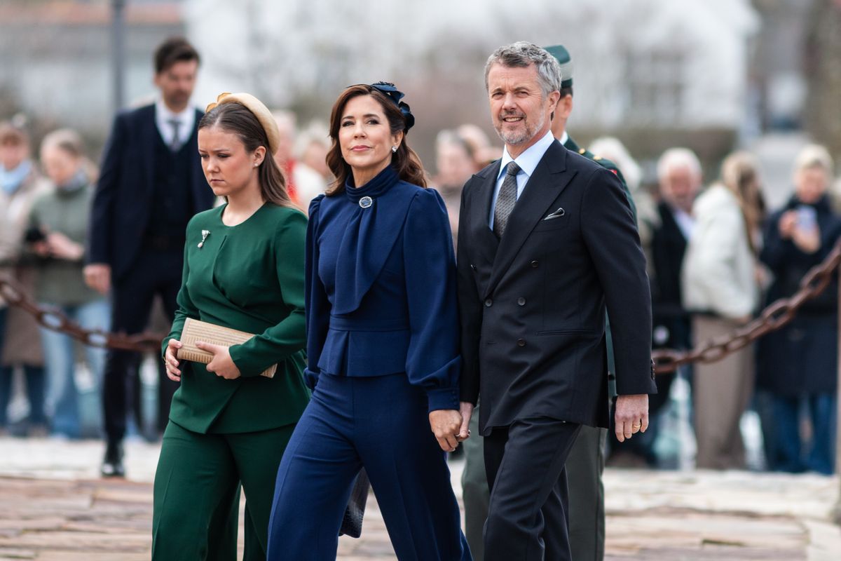 Queen Mary opted for an elegant navy look for the Confirmation of Princess Josephine and Prince Vincent on April 18, 2026.