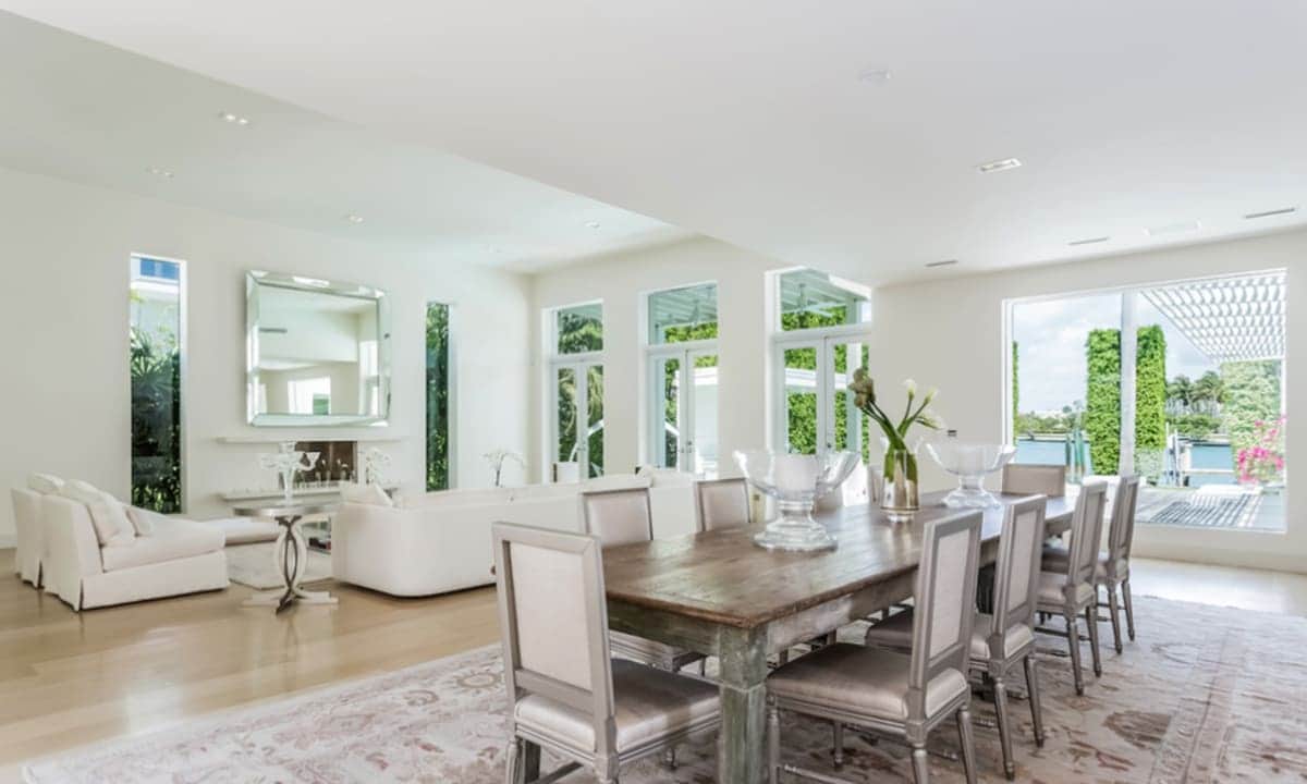The kitchen in Shakira's home