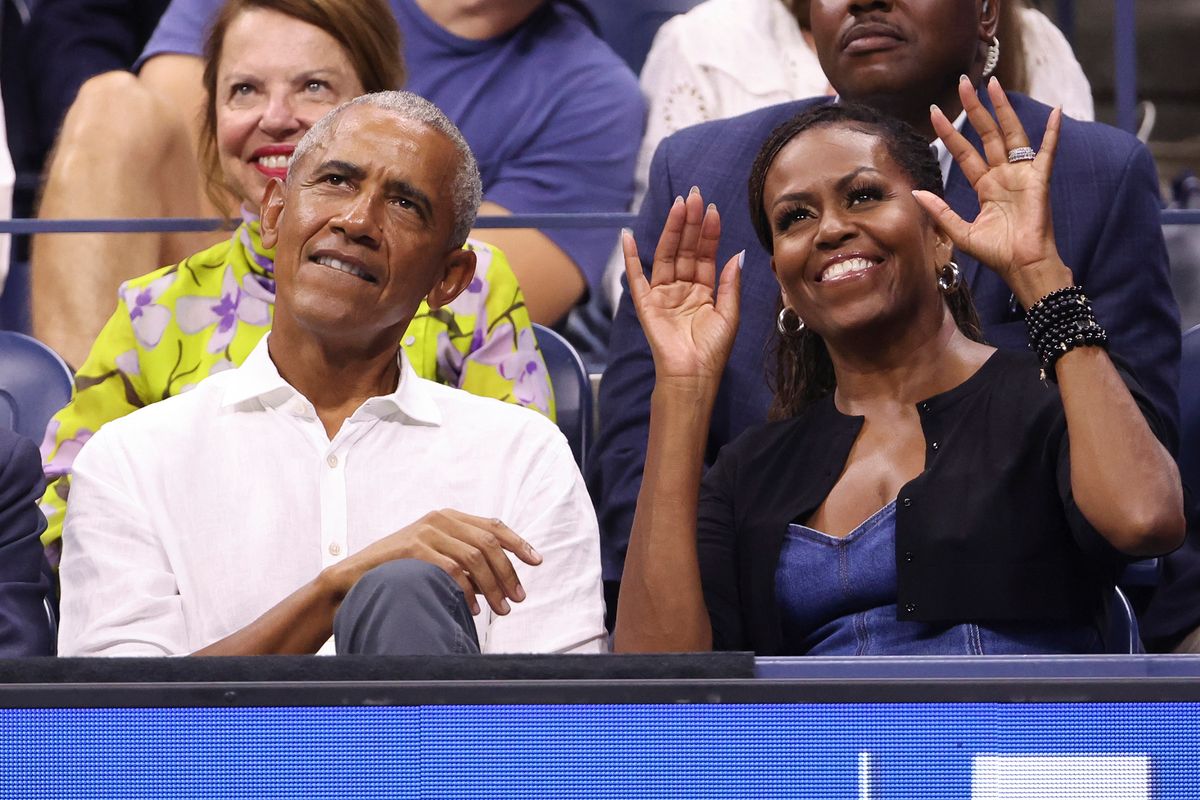 Michelle Obama addresses the Barack Obama divorce rumors with humor