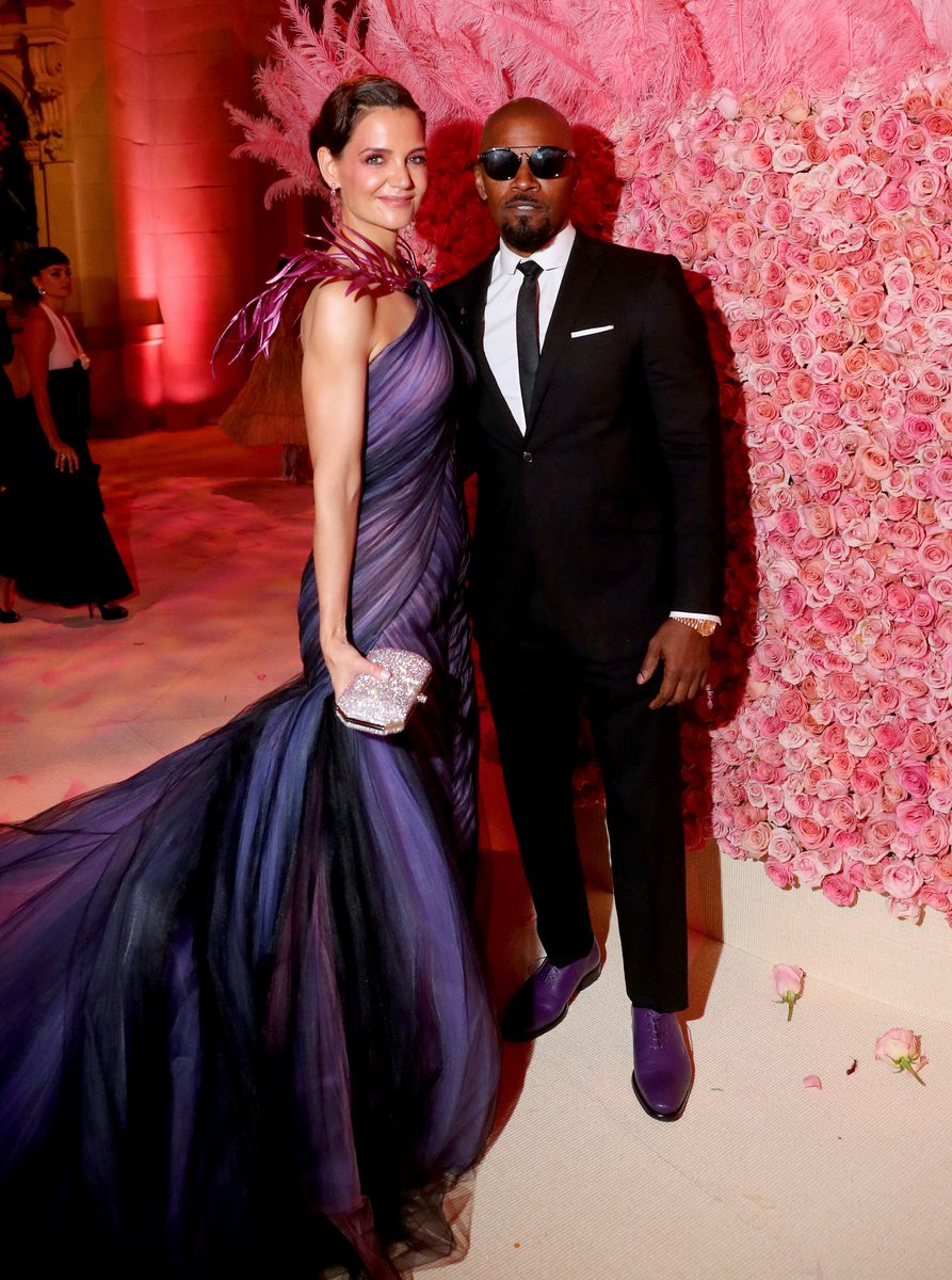  Katie Holmes and Jamie Foxx attend The 2019 Met Gala