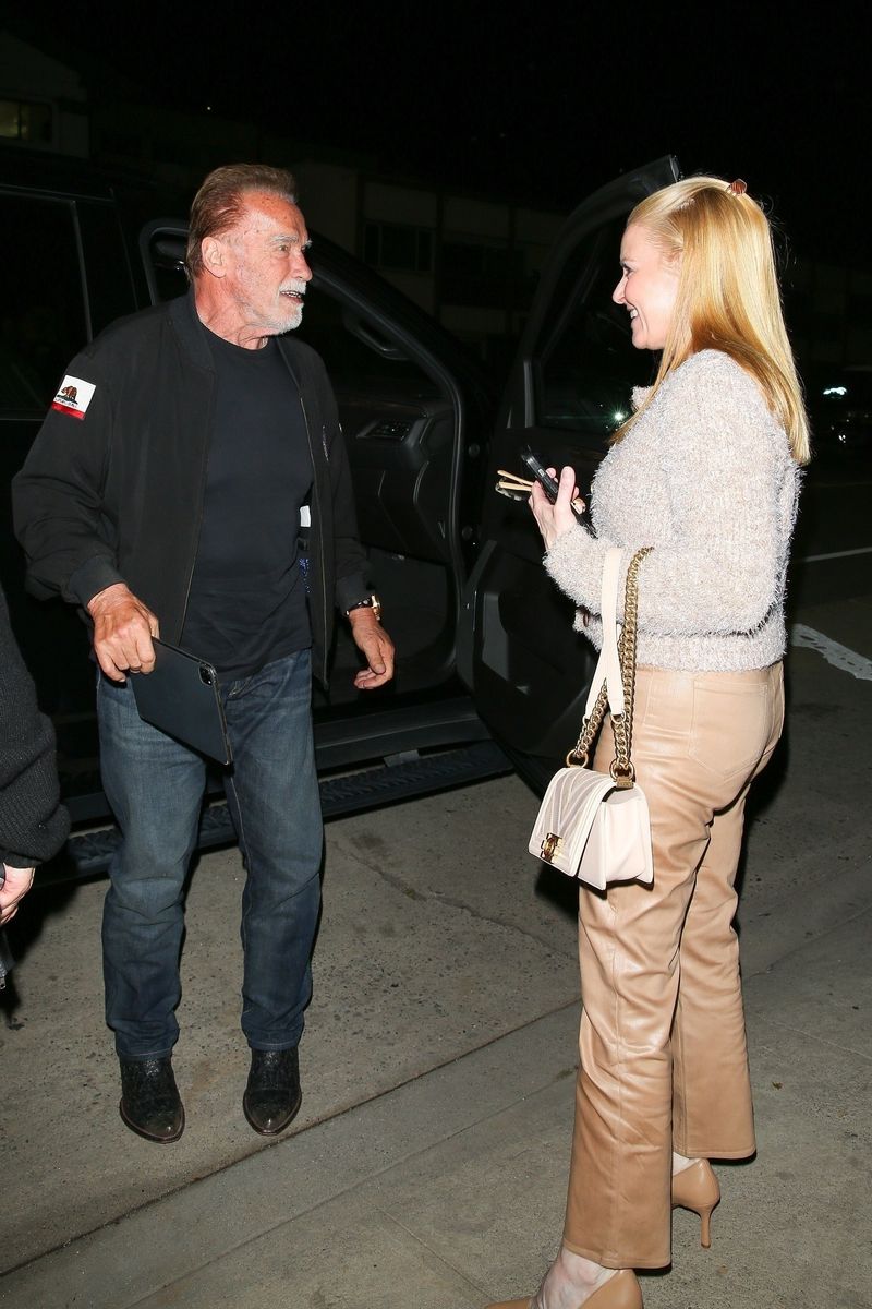 Arnold Schwarzenegger and Heather Milligan