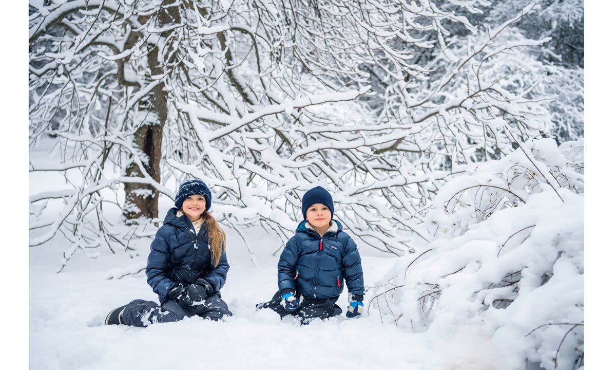 Princess Estelle starred in one of her brother's birthday portraits
