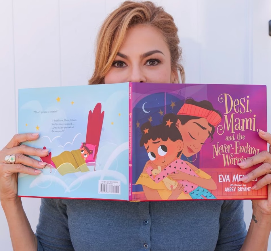 Eva Mendes celebrating the release of her book. 