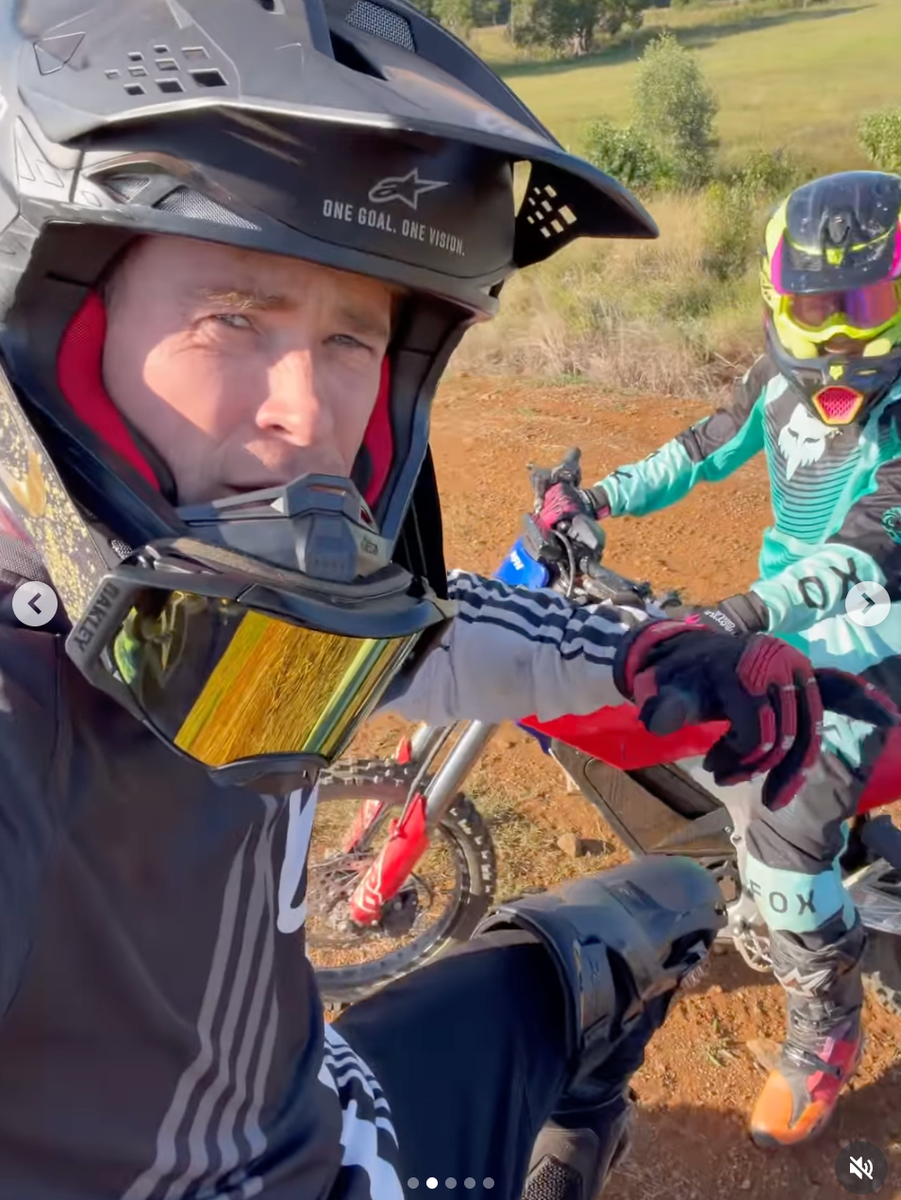 Elsa Pataky and Chris Hemsworth's Daughter India nailed a jaw-dropping dirt bike stunt: 'Thor' dad was wildly impressed