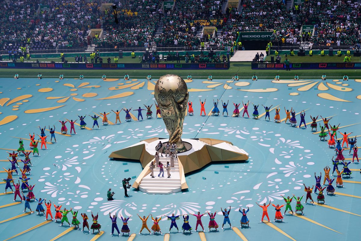 packed Estadio Ciudad de México celebrates the start of the 2026 FIFA World Cup.