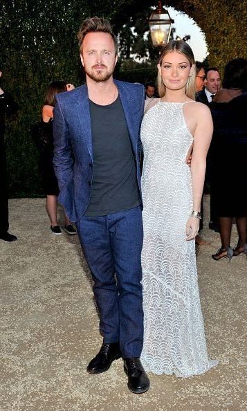 Aaron Paul and Lauren Parsekian
Photo: Getty Images