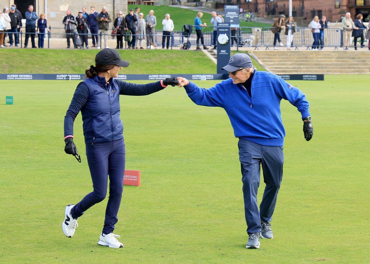 Douglas recalled learning on their first night together that they shared a birthday and that Zeta-Jones loved golf.