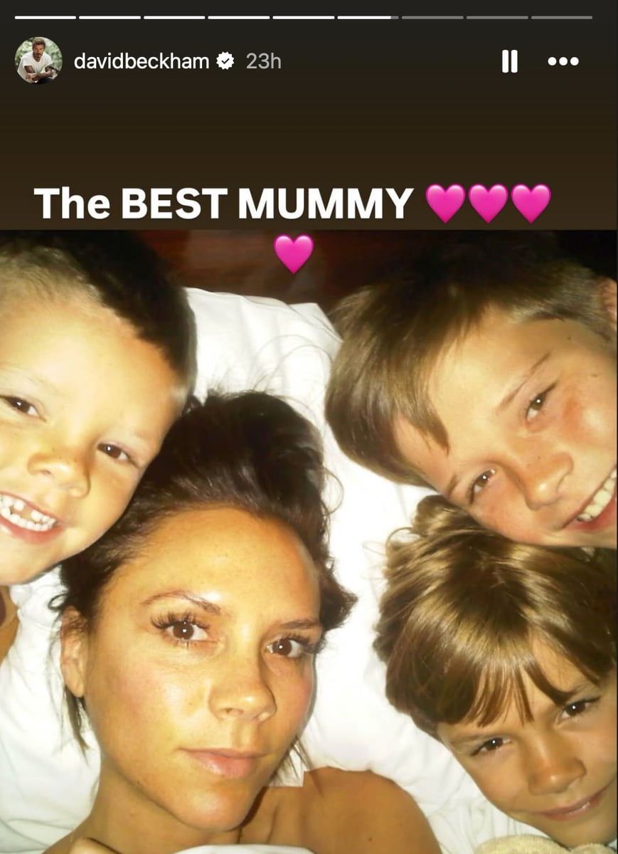 David Beckham celebrates Mother's Day with sweet tribute