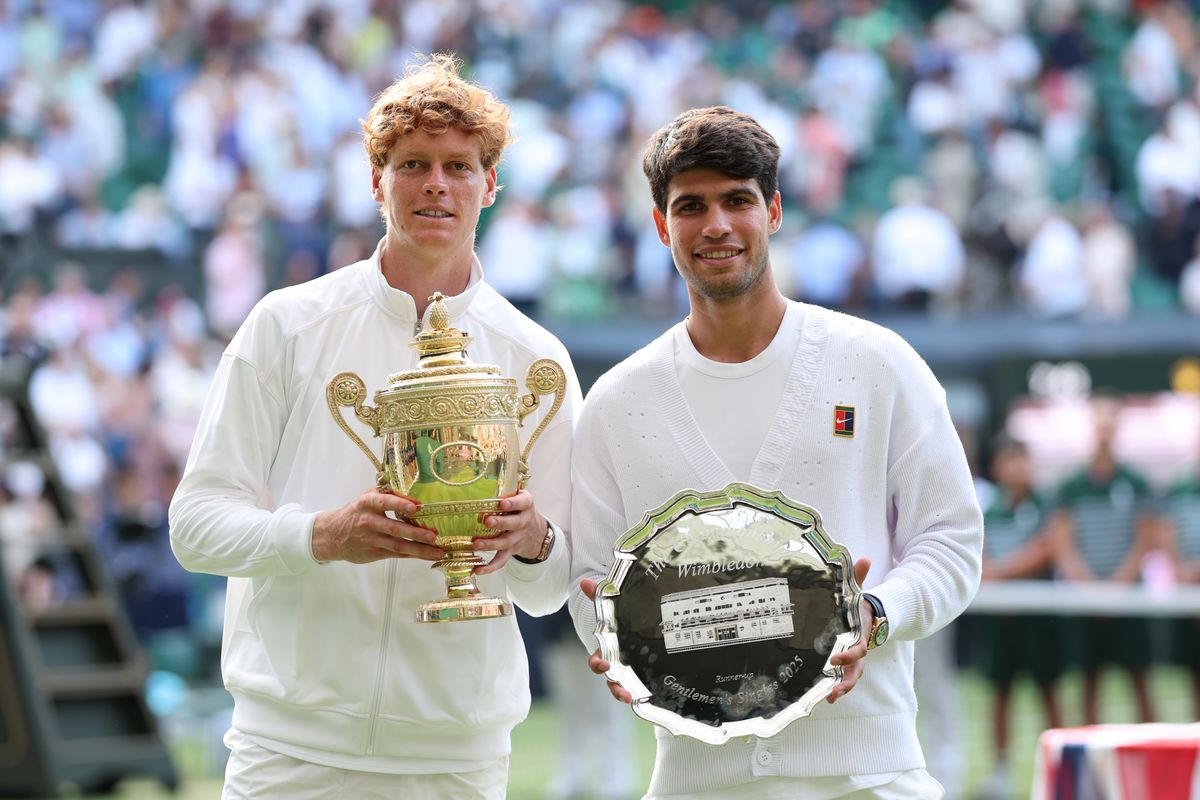 Jannik Sinner beat Carlos Alcaraz at Wimbledon
