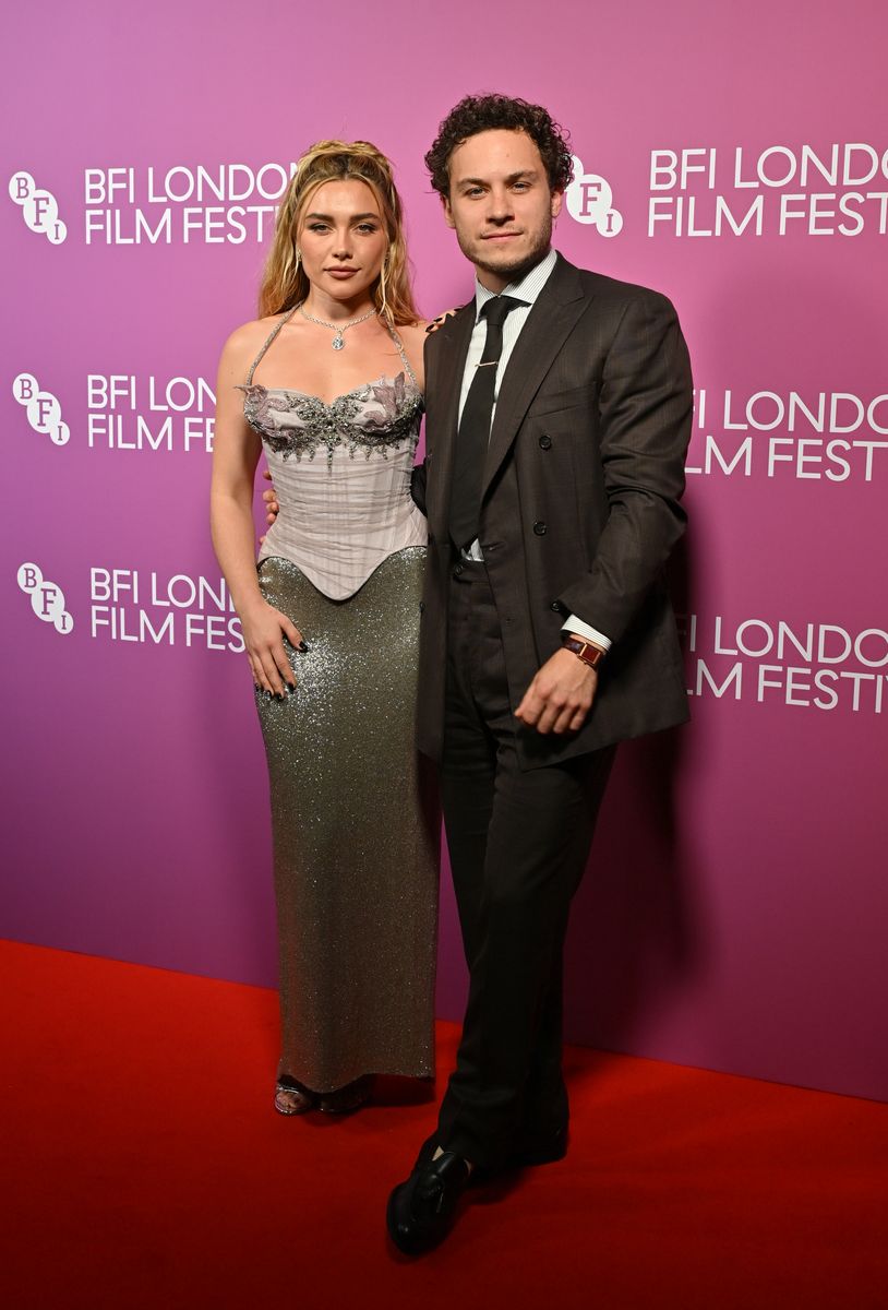 Florence Pugh and Finn Cole attend "In The Shadows" Screening during The 70th BFI London Film Festival at Vue West End on October 09, 2026