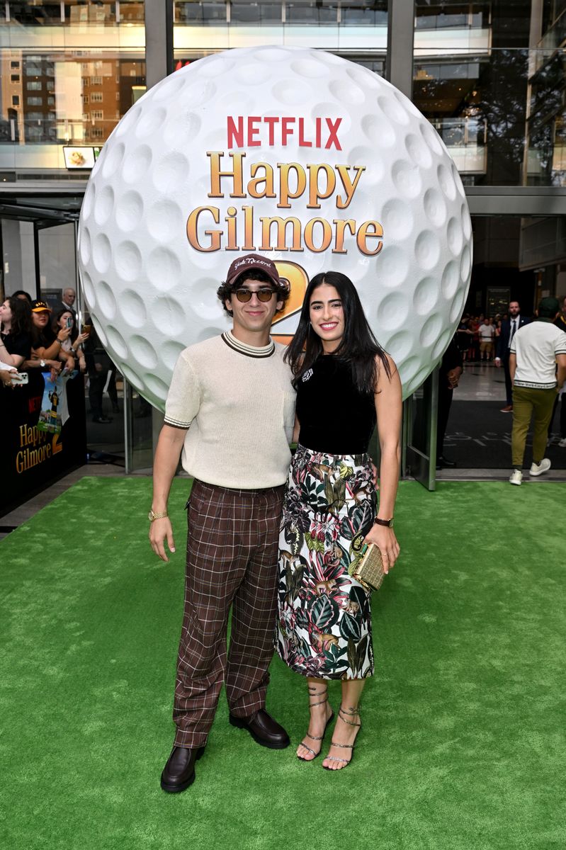 Marcello Hernandez (L) attends the Happy Gilmore 2 World Premiere at Jazz at Lincoln Center on July 21, 2025 in New York City. (Photo by Roy Rochlin/Getty Images for Netflix)