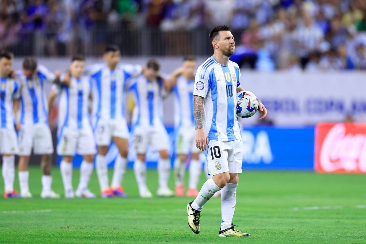Lionel Messi at this year's Copa America