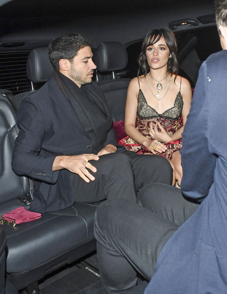 Camila Cabello and her new boyfriend Henry Chalhoub in London.